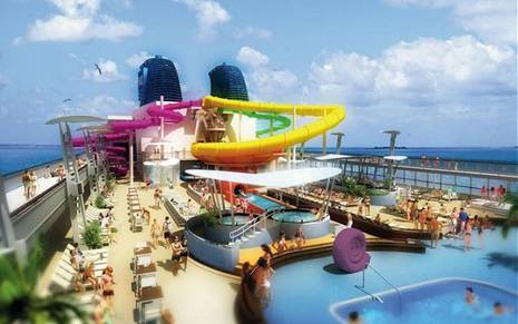 Cruise Ships Add Waterslides & Aqua Parks | Floating Hotel Waterpark Resorts Race to Compete for Families 