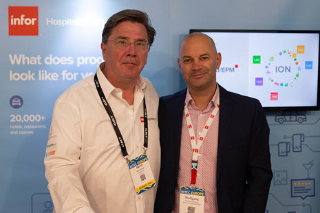 Henri Roelings (Hospitality Net) & Wolfgang Emperger at HITEC Europe 2019