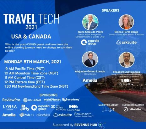 Travel Tech USA & Canada Virtual Conference Will Teach North American Hoteliers How Travel Tech Can Help Them Reach Recovery Faster