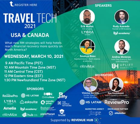 Travel Tech USA & Canada Virtual Conference Will Teach North American Hoteliers How Travel Tech Can Help Them Reach Recovery Faster