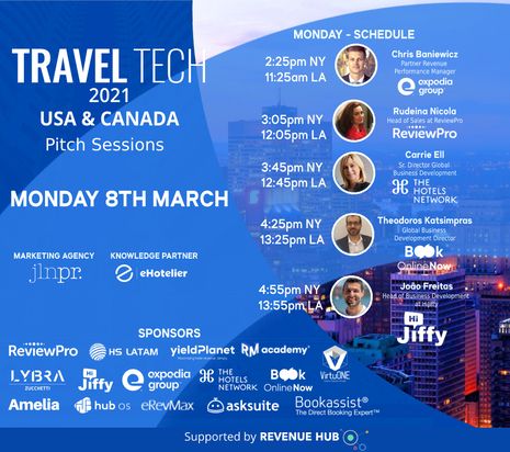 Travel Tech USA & Canada Virtual Conference Will Teach North American Hoteliers How Travel Tech Can Help Them Reach Recovery Faster