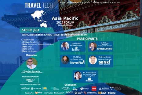 Travel Tech Announces Second 2021 Virtual Conference: Travel Tech APAC, from July 5-9, 2021