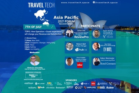 Travel Tech Announces Second 2021 Virtual Conference: Travel Tech APAC, from July 5-9, 2021
