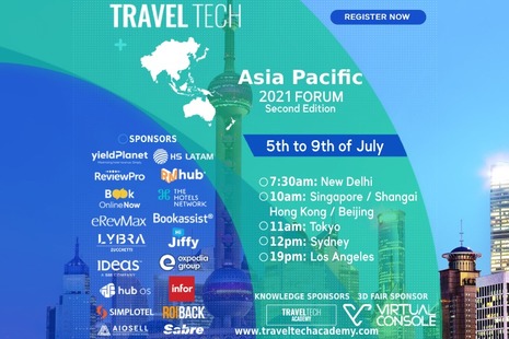 Travel Tech Announces Second 2021 Virtual Conference: Travel Tech APAC, from July 5-9, 2021