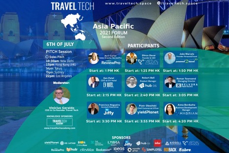 Travel Tech Announces Second 2021 Virtual Conference: Travel Tech APAC, from July 5-9, 2021
