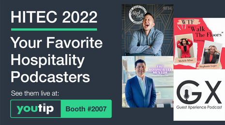 youtip and Hospitality.FM Podcasters Partner to Broadcast LIVE at HITEC Orlando