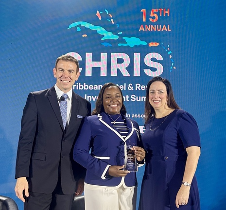 Rising Star Award Caribbean presented to Brittany Brathwaite at CHRIS