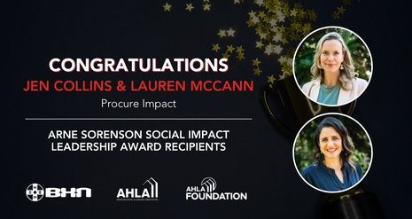 Procure Impact Co-Founders Lauren McCann, Jen Collins to receive Arne Sorenson Social Impact Leadership Award